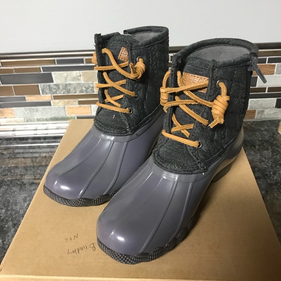 girls sperry duck boots